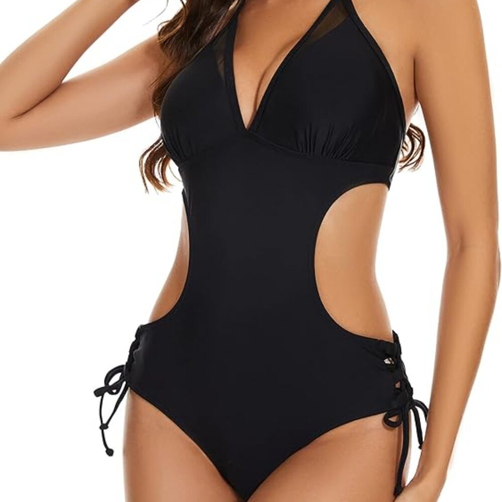 Elegant Black Women's Swimsuit